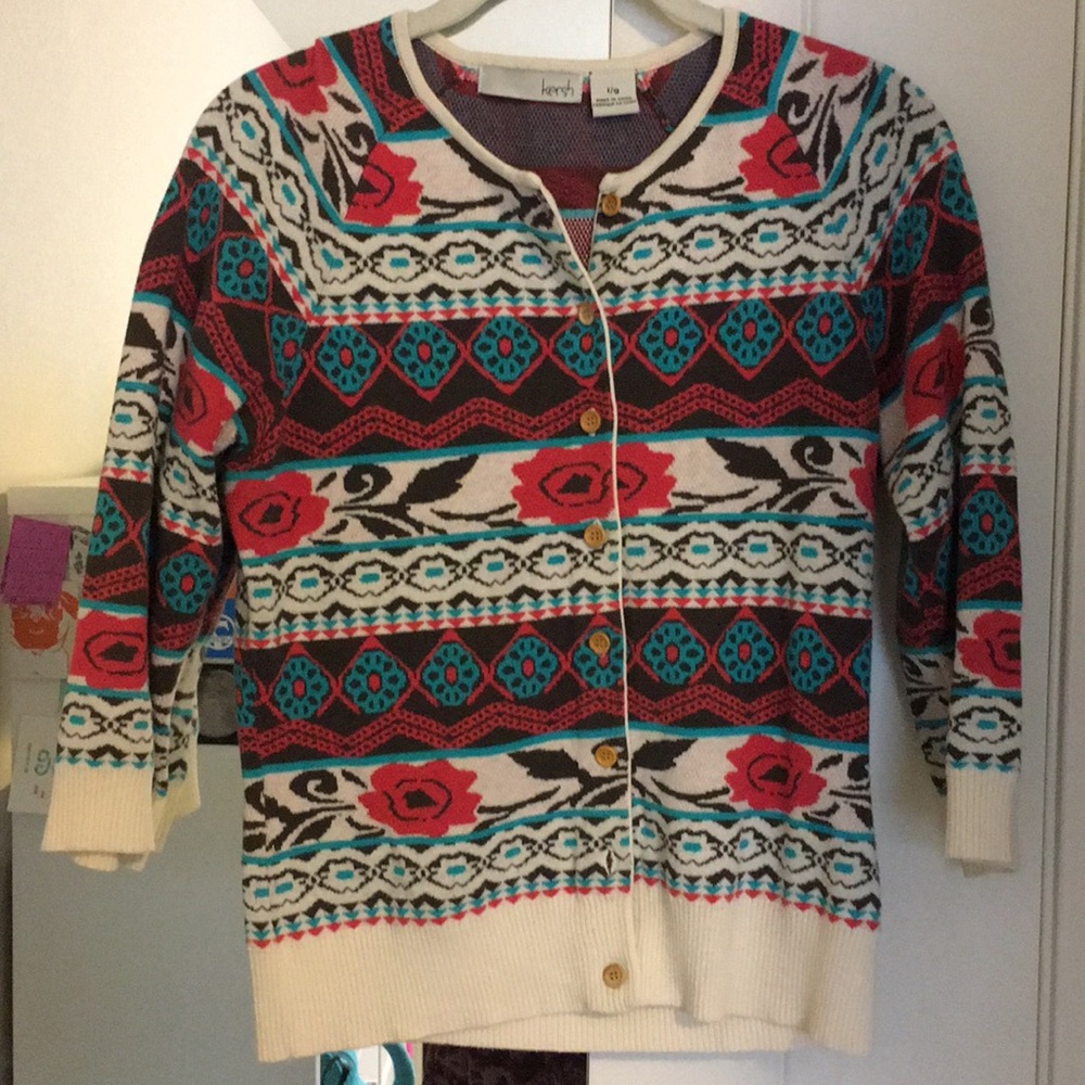 Kersh 3/4 sleeve Cardigan